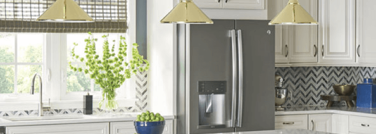 GE Refrigerator in home kitchen