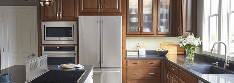 GE Refrigerator in home kitchen